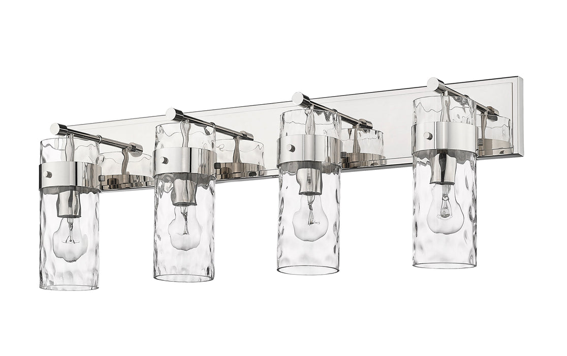 Vanity Z-Lite 3035-4V-PN Polished Nickel Fontaine 4 Light Vanity Z-Lite