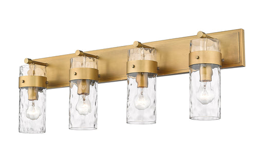 Vanity Z-Lite 3035-4V-RB Rubbed Brass Fontaine 4 Light Vanity Z-Lite
