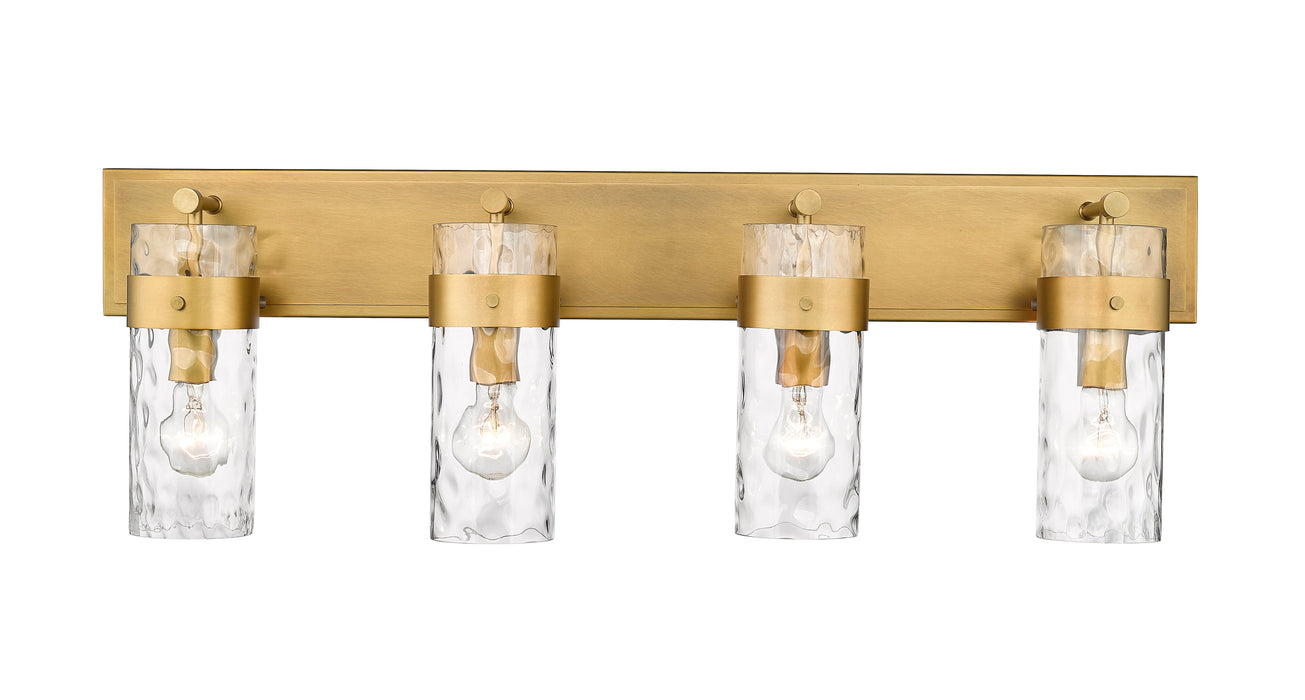 Vanity Z-Lite 3035-4V-RB Rubbed Brass Fontaine 4 Light Vanity Z-Lite