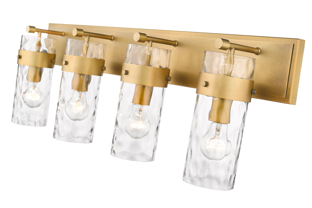 Vanity Z-Lite 3035-4V-RB Rubbed Brass Fontaine 4 Light Vanity Z-Lite