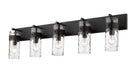 Vanity Z-Lite 3035-5V-MB Matte Black Fontaine 5 Light Vanity Z-Lite