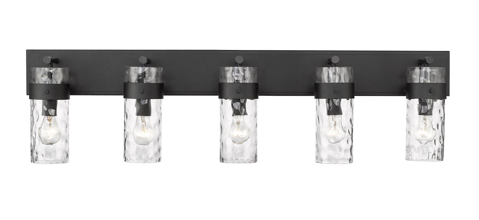 Vanity Z-Lite 3035-5V-MB Matte Black Fontaine 5 Light Vanity Z-Lite