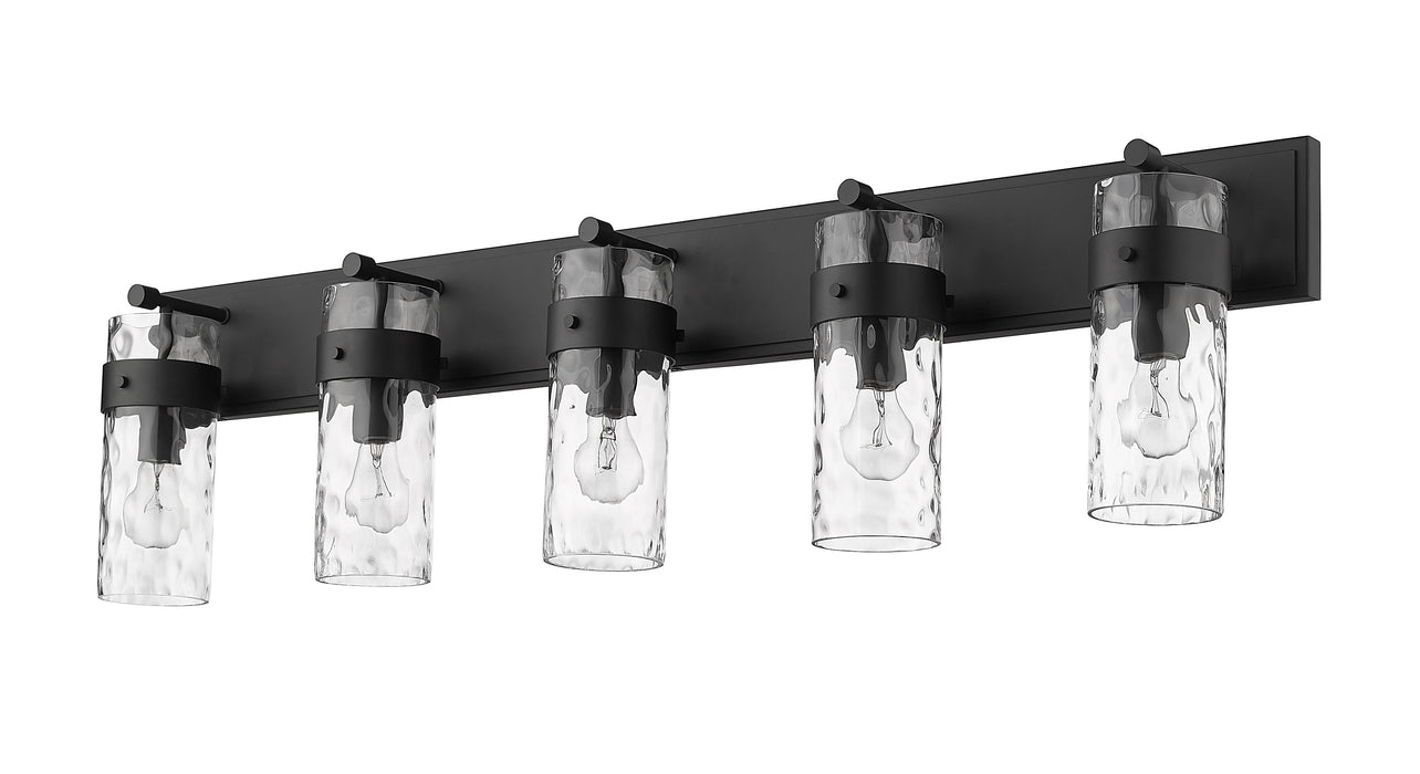 Vanity Z-Lite 3035-5V-MB Matte Black Fontaine 5 Light Vanity Z-Lite