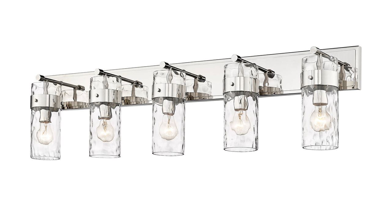 Vanity Z-Lite 3035-5V-PN Polished Nickel Fontaine 5 Light Vanity Z-Lite