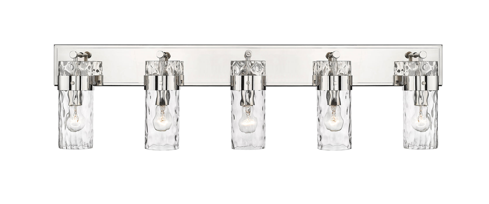 Vanity Z-Lite 3035-5V-PN Polished Nickel Fontaine 5 Light Vanity Z-Lite