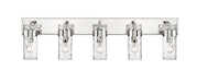 Vanity Z-Lite 3035-5V-PN Polished Nickel Fontaine 5 Light Vanity Z-Lite