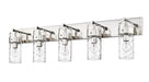 Vanity Z-Lite 3035-5V-PN Polished Nickel Fontaine 5 Light Vanity Z-Lite