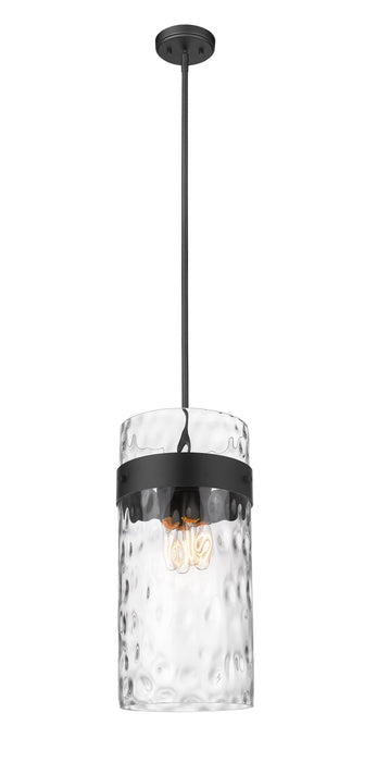 Pendant Z-Lite 3035P12-MB Matte Black Fontaine 4 Light Pendant Z-Lite
