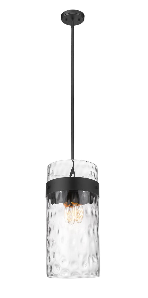 Pendant Z-Lite 3035P12-MB Matte Black Fontaine 4 Light Pendant Z-Lite