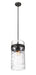 Pendant Z-Lite 3035P12-MB Matte Black Fontaine 4 Light Pendant Z-Lite