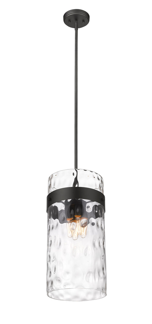Pendant Z-Lite 3035P12-MB Matte Black Fontaine 4 Light Pendant Z-Lite