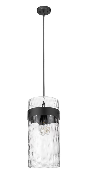 Pendant Z-Lite 3035P12-MB Matte Black Fontaine 4 Light Pendant Z-Lite