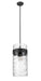 Pendant Z-Lite 3035P12-MB Matte Black Fontaine 4 Light Pendant Z-Lite