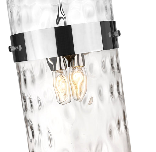 Pendant Z-Lite 3035P12-PN Polished Nickel Fontaine 4 Light Pendant Z-Lite