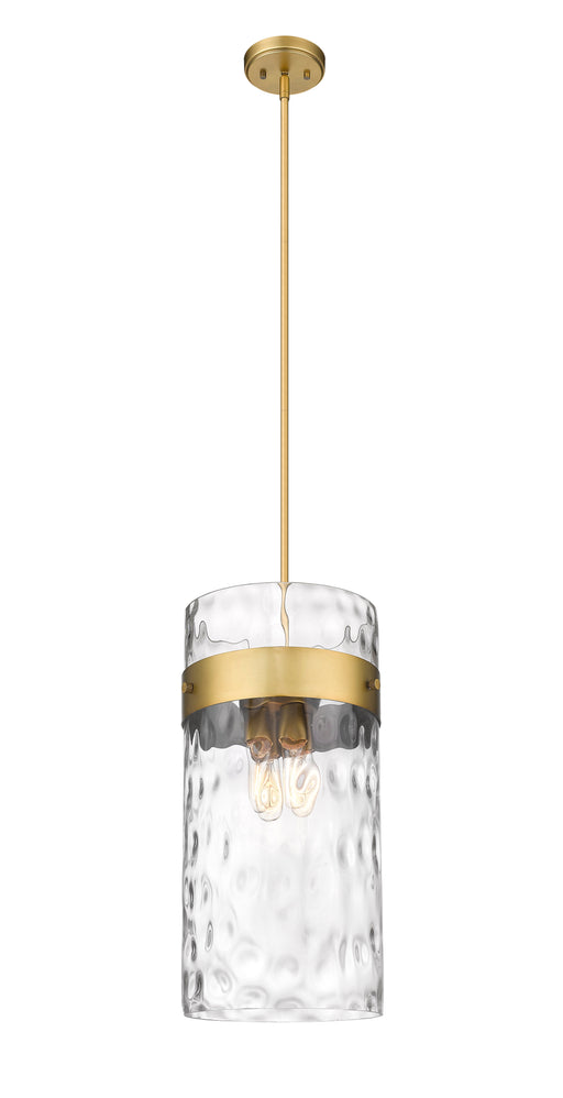 Pendant Z-Lite 3035P12-RB Rubbed Brass Fontaine 4 Light Pendant Z-Lite