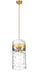 Pendant Z-Lite 3035P12-RB Rubbed Brass Fontaine 4 Light Pendant Z-Lite