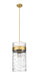 Pendant Z-Lite 3035P12-RB Rubbed Brass Fontaine 4 Light Pendant Z-Lite