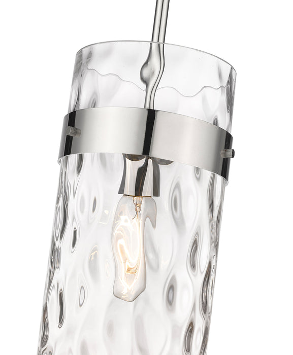 Pendant Z-Lite 3035P6-PN Polished Nickel Fontaine 1 Light Pendant Z-Lite