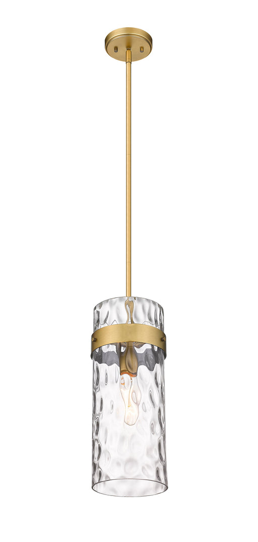 Pendant Z-Lite 3035P6-RB Rubbed Brass Fontaine 1 Light Pendant Z-Lite