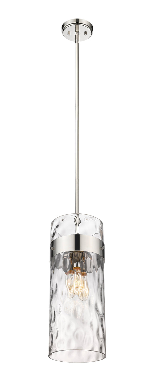 Pendant Z-Lite 3035P9-PN Polished Nickel Fontaine 3 Light Pendant Z-Lite