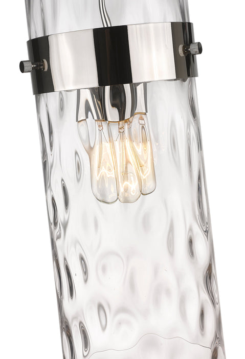 Pendant Z-Lite 3035P9-PN Polished Nickel Fontaine 3 Light Pendant Z-Lite
