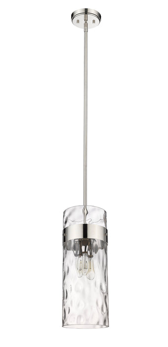 Pendant Z-Lite 3035P9-PN Polished Nickel Fontaine 3 Light Pendant Z-Lite