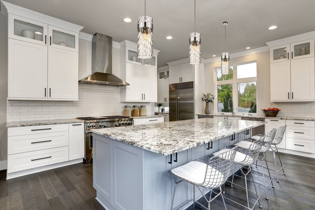 Pendant Z-Lite 3035P9-PN Polished Nickel Fontaine 3 Light Pendant Z-Lite