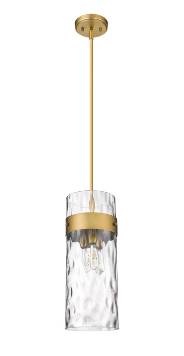 Pendant Z-Lite 3035P9-RB Rubbed Brass Fontaine 3 Light Pendant Z-Lite
