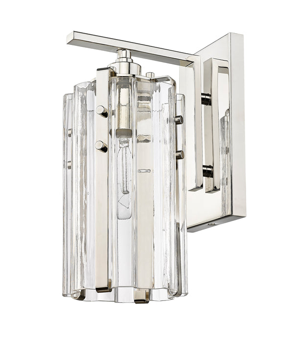 Wall Sconce Z-Lite 3036-1S-PN Polished Nickel Alverton 1 Light Wall Sconce Z-Lite