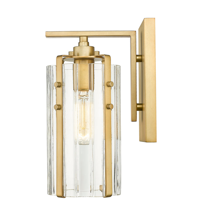 Wall Sconce Z-Lite 3036-1S-RB Rubbed Brass Alverton 1 Light Wall Sconce Z-Lite