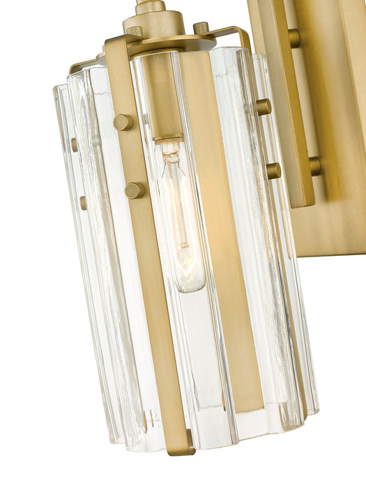 Wall Sconce Z-Lite 3036-1S-RB Rubbed Brass Alverton 1 Light Wall Sconce Z-Lite