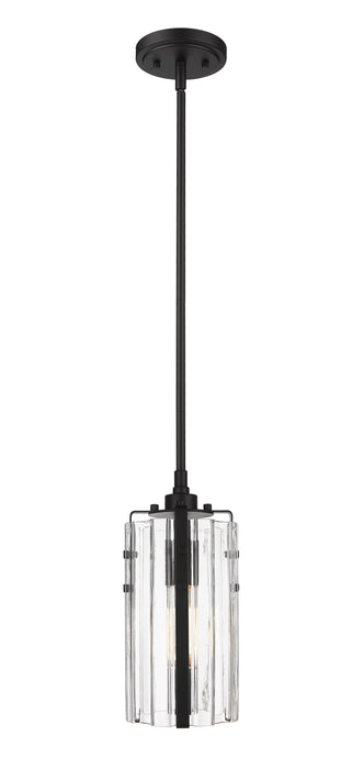 Pendant Z-Lite 3036MP-MB Matte Black Alverton 1 Light Pendant Z-Lite