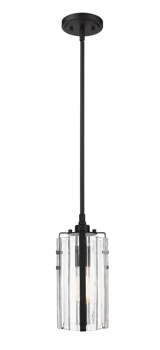 Pendant Z-Lite 3036MP-MB Matte Black Alverton 1 Light Pendant Z-Lite