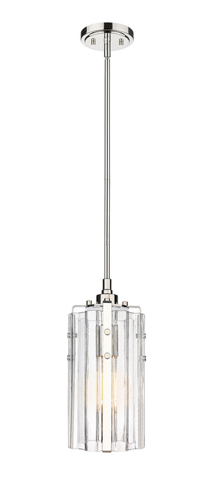 Pendant Z-Lite 3036MP-PN Polished Nickel Alverton 1 Light Pendant Z-Lite