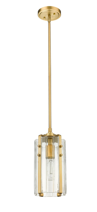 Pendant Z-Lite 3036MP-RB Rubbed Brass Alverton 1 Light Pendant Z-Lite