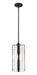 Pendant Z-Lite 3036P8-MB Matte Black Alverton 1 Light Pendant Z-Lite