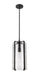 Pendant Z-Lite 3036P8-MB Matte Black Alverton 1 Light Pendant Z-Lite