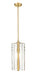 Pendant Z-Lite 3036P8-RB Rubbed Brass Alverton 1 Light Pendant Z-Lite