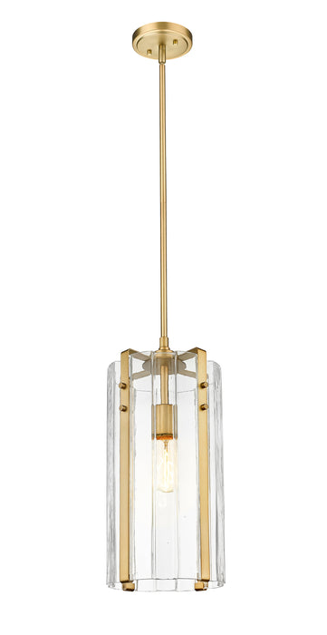 Pendant Z-Lite 3036P8-RB Rubbed Brass Alverton 1 Light Pendant Z-Lite