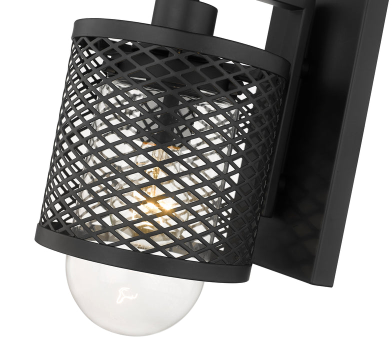 Wall Sconce Z-Lite 3037-1S-MB Matte Black Kipton 1 Light Wall Sconce Z-Lite