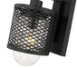 Wall Sconce Z-Lite 3037-1S-MB Matte Black Kipton 1 Light Wall Sconce Z-Lite