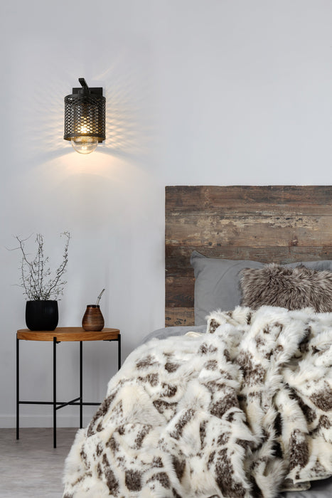 Wall Sconce Z-Lite 3037-1S-MB Matte Black Kipton 1 Light Wall Sconce Z-Lite