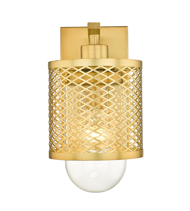 Wall Sconce Z-Lite 3037-1S-RB Rubbed Brass Kipton 1 Light Wall Sconce Z-Lite