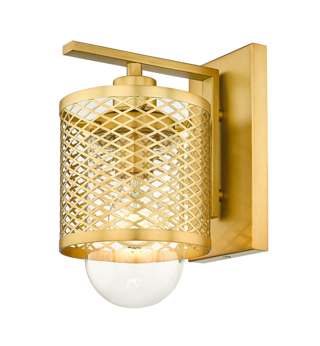 Wall Sconce Z-Lite 3037-1S-RB Rubbed Brass Kipton 1 Light Wall Sconce Z-Lite
