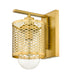 Wall Sconce Z-Lite 3037-1S-RB Rubbed Brass Kipton 1 Light Wall Sconce Z-Lite
