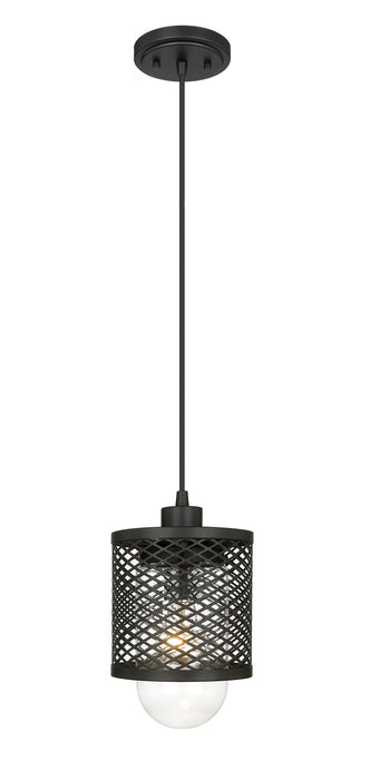 Pendant Z-Lite 3037MP-MB Matte Black Kipton 1 Light Pendant Z-Lite