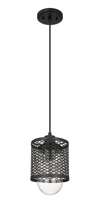 Pendant Z-Lite 3037MP-MB Matte Black Kipton 1 Light Pendant Z-Lite