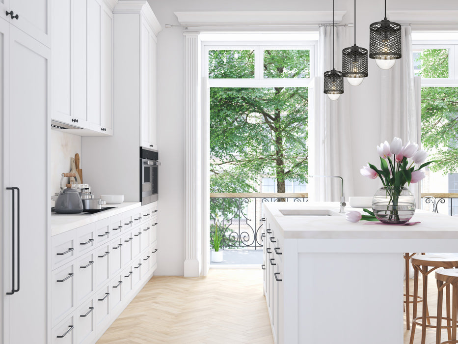 Pendant Z-Lite 3037MP-MB Matte Black Kipton 1 Light Pendant Z-Lite