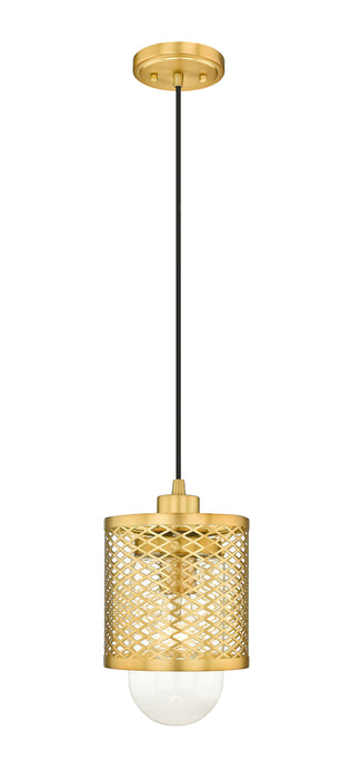 Pendant Z-Lite 3037MP-RB Rubbed Brass Kipton 1 Light Pendant Z-Lite