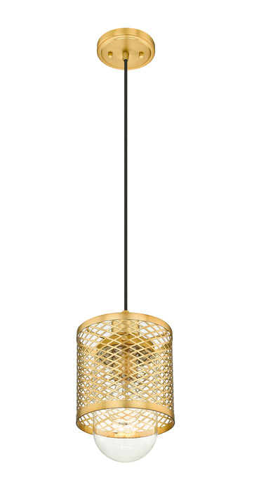 Pendant Z-Lite 3037MP-RB Rubbed Brass Kipton 1 Light Pendant Z-Lite